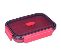 Lurch Boîte de conservation en silicone pliable up & down 1200 ml Rose givré