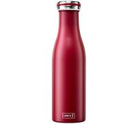Lurch Bouteille Isotherme, Acier Inoxydable, Rouge Bordeaux, 7.7 x 7.7 x 26.3 cm
