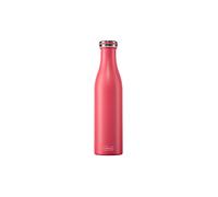 LURCH Bouteille isotherme - Bouteille thermos en acier inoxydable 0,75 l Anthracite-Mét. rose