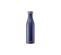 LURCH Bouteille isotherme - Bouteille thermos en acier inoxydable 0,75 l Bleu métallisé bleu marine