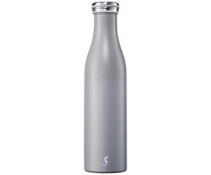 LURCH Bouteille isotherme en acier inoxydable de 0,75 l, gris jura, parfaite pour toutes les activités