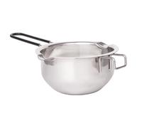 Lurch Casserole en acier inoxydable - Idéale pour faire fondre du chocolat, du beurre, du fromage et plus encore - Bec verseur précis - Avec poignée en silicone résistant à la chaleur - Passe au