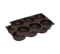 Lurch FlexiForm 585081 Lot de 2 moules à hamburgers en silicone pour 6 pattys (10 cm) Marron