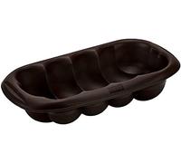 Lurch FlexiForm 85039 Moule à gâteau en silicone platine sans BPA 30 x 16 cm Marron