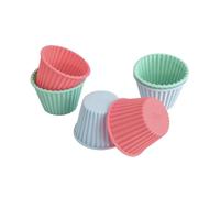 Lurch FlexiForm Lot de 6 muffins XXL 100% silicone platine sans BPA 8 x 6 cm