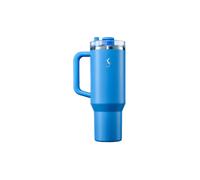 LURCH Gobelet isotherme avec paille 1,2 l Azur bleu