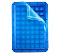 Lurch Ice Former Arctic 240750 Bac à glaçons 2 cm pour 54 glaçons avec couvercle transparent Bleu