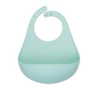 Lurch Little Bavoir d'apprentissage pour enfant en silicone, taille réglable