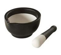 Lurch Mortier et pilon en porcelaine 210152 - Idéal pour hacher, moudre et mélanger des épices, des herbes, des pâtes et bien plus encore