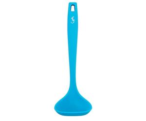 LURCH Smart Tool - Louche à sauce UV ProTech - En silicone - Avec noyau en nylon - Bleu curaçao