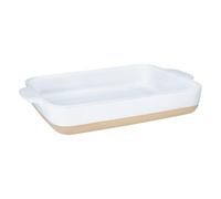 Lurch Terra Nova Plat M en céramique Blanc/crème 29,8 x 20,7 x 5,1 cm