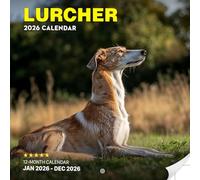 Lurcher 2026 Calendar: Sleek Dogs in Action and Scenic Settings