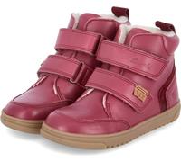 Lurchi Barefoot Chaussures à scratch/ Bottines d'hiver/ Chaussures pour apprendre à marcher MILIO Rouge Cuir lisse Taille : 28