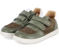 Lurchi Barefoot Chaussures à scratch pour enfants MARKIO 1 Vert foncé mélange de cuirTaille:28