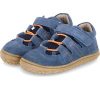 Lurchi Barefoot Sandales pour garçons Chaussures de marche pieds nus NAFFI bleu daim Taille : 25