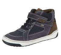 Lurchi Barney-tex Baskets Hautes, Bleu (Atlantic Brown 22), 28 EU