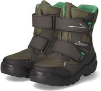 Lurchi Bottes d'hiver/bottine garçon KRISPIN Marron/Vert mélange de synthétique et de textile Taille : 34