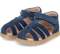 Lurchi Chaussures de marche/ mini-bottes/ sandales pour enfants MOMO Bleu daim Taille : 20