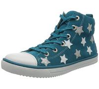 Lurchi Garçon Fille Starlet Baskets Hautes, Bleu Deep Ocean 72, 28 EU
