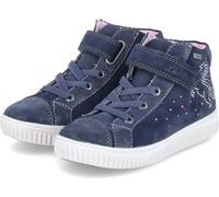 Lurchi Yasi-TEX Chaussures pour enfants filles Bottes à lacets Bleu Loisirs, Taille:33 EU