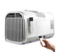 LURECAQING Climatiseur Monobloc sans unité extérieure, climatiseur Mobile Camping Car 4 Modes Refroidissement déshumidification, Auto évaporation,poignée,Facile à Transporter 4400BTU