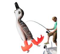 Lures De Canard pour La pêche- Double Hélice À Double Hélice des Leurres De Baignade Flottants, Leurre De pêcheDe Basse Réaliste avec des Pieds Éclaboussants pour l'eau Salée d'eau Douce