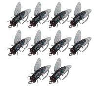 LURES DE FLOCE 10PCS - Ensemble de pêche à l'appât à la main, équipement de pêche attractif du poisson | Pas facile à casser le kit d'assortiment de pêche à la mouche avec un crochet à mouche d'appâts