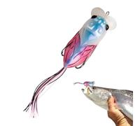 Lures de truite pour la pêche au lac, leurres de pêche en eau salée - Crochets doubles de 65 mm leurres truites pour la pêche en rivière - Simulation Catcher en forme de cigale pour rivière Vivide Sea