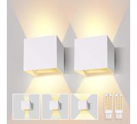 Lureshine 2 Pack Applique Murale Angle de Faisceau Réglable Chambre Luminaires Ampoule LED G9 Remplaçable Aluminium Blanc Chaud 3000K Lampe Intérieur/Extérieur Convient pour Couloir Salon