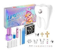 Luretrap Kit de démarrage de diamant dentaire et bijoux en cristal. Giue avec 30 cristaux.