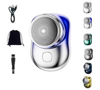Lureza - Lureza Shaver, Lureza Mini Shaver, Mini Portable Electric Shavers for Men, Pocket Size Portable Electric Shavers for Men, for Travel Office Home Use (Gradient Blue,Basic)