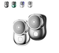 Lureza Shaver,Lureza Electric Razor,Mini-Shave With 30-Day Standby Portable Electric Trimmer For Men,Pocket Size Portable Powerful Waterproof Razor For Travel,Type-C Charging,Wet And Dry (2pcs-1)