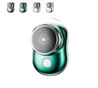 Lureza Shaver,Lureza Electric Razor,Mini-Shave With 30-Day Standby Portable Electric Trimmer For Men,Pocket Size Portable Powerful Waterproof Razor For Travel,Type-C Charging,Wet And Dry (Green)