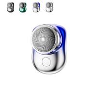Lureza Shaver,Lureza Electric Razor,Mini-Shave With 30-Day Standby Portable Electric Trimmer For Men,Pocket Size Portable Powerful Waterproof Razor For Travel,Type-C Charging,Wet And Dry (Blue)