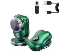 Lureza Shaver, Lureza Mini Shaver, New Model Mini Dual-Head Electric Shaver, Pocket Size Portable Electric Shavers for Men, Washable Razor (Grün)