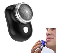 Lureza Shaver,Mini Portable Electric Shaver for Men,Pocket Size IPX7 Waterproof shaving trimmer,USB RechargeableTravel Electric Razors,with Digital Display,for Home, car,Office (Black)
