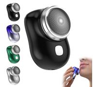 Lureza Shaver, Upgraded Mini Electric Shaver with Led Display, Pocket Size, for Travel Office (Black,Regular)
