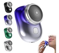 Lureza Shaver, Upgraded Mini Electric Shaver with Led Display, Pocket Size, for Travel Office (Blue,Regular)