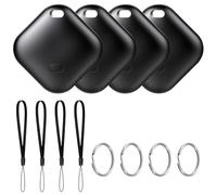 LURICO Android Smart Tag, 4PCS Localisateur GPS, Fonctionne avec l’app Google Localiser (Uniquement Android), IP66 ImperméAble Smart Traceur GPS Android pour Les clés/Portefeuilles/Valises (Noir)