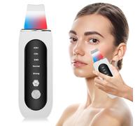 LURICO Épurateur de Peau, Appareil Exfoliant à Ultrasons Rechargeable avec 5 Modes de Nettoyage des Pores Pour le Nettoyage des Pores du Visage, Nettoyeur de Pores Portable pour Soins du Visage