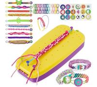 LURICO Kit Bracelet Brésilien pour Filles, Fabrication de Bracelet d'Amitié, Cadeau d'Anniversaire 8-12 Ans, Enfants DIY Loisirs Créatifs