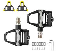 LURICO Pédales Automatiques VTT avec SPD Cales - Pédales pour Vélo de Montagne/Road Compatibles Shimano, Pedale Velo en Aluminium (9/16"), Kit Complet Pédale de Vélo de Route pour Cyclisme Extérieur