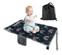 LURICO Repose Pied Avion, Lit Avion Enfant 76 x 44.5 cm Extension de Siège Avion Pliable Lit Bébé pour Voyage Hamac Pied Housse de Siège pour Enfant Sommeil Vol Les Voyages