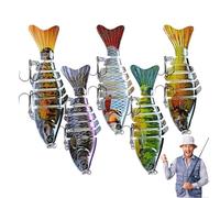 Lurie Animated, Swimbait sur plusieurs articulations | Nager comme seul le kit de bain segmenté 5X - Accessoire créatif pour tout type d'eau