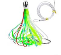 Luring Carnivorous Fish The Essential Outil de pêche en forme de calamar 221 cm (D)