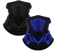 LUROON Cache Cou Moto, Cagoule Homme Hiver Tour de Cou Thermique Masque Sport Chaud Coupe-Vent Cache Col Unisexe Multifonctionnelle Foulard, Cagoule Léger pour Ski Moto Vélo Running Randonnée