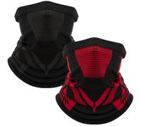 LUROON Cache Cou Moto, Cagoule Homme Hiver Tour de Cou Thermique Masque Sport Chaud Coupe-Vent Cache Col Unisexe Multifonctionnelle Foulard, Cagoule Léger pour Ski Moto Vélo Running Randonnée