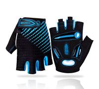 LUROON Gants Cyclisme de Vélo Eté Demi Doigt Gant Réfléchissant Gel Bicyclette Gants Courts Homme et Femme pour Vélo VTT Cycliste Moto