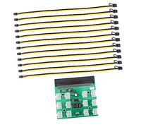 Lurrose 1 Ensemble Adaptateur Alimentation GPU à Accessoire de Câble de Conversion pour Alimentation de Carte Graphique Prise Charge de Démarrage Synchronisé Haute Performance et Fiabilité