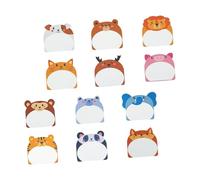 Lurrose 1 Ensemble Bloc Notes Adhésifs Kawaii Animaux Ensemble de Mémos Décoratifs Autocollants pour École et Bureau Notes Mignonnes pour Usage Polyvalent